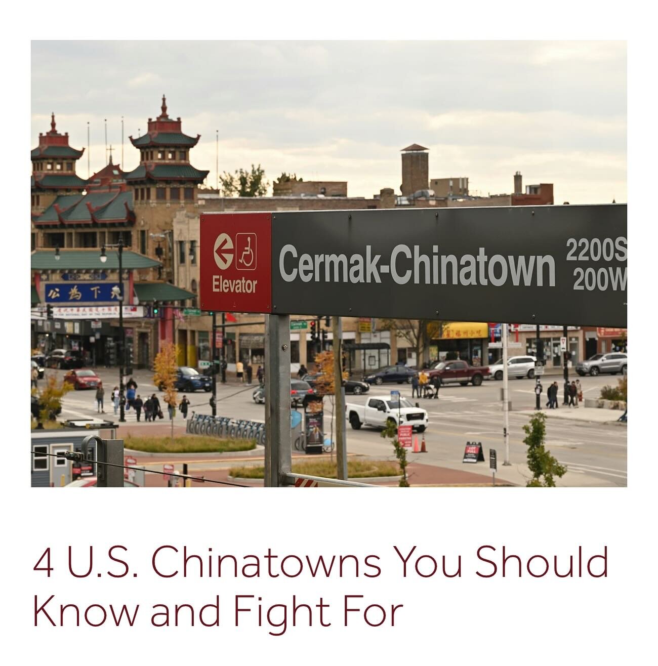 &ldquo;You look up to see street signs in Chinese characters and a beautiful decorative arch. It&rsquo;s time to do a quick Google Maps check or to text your friends to let them know you&rsquo;ve arrived in Chinatown&mdash;one of the unique immigrant