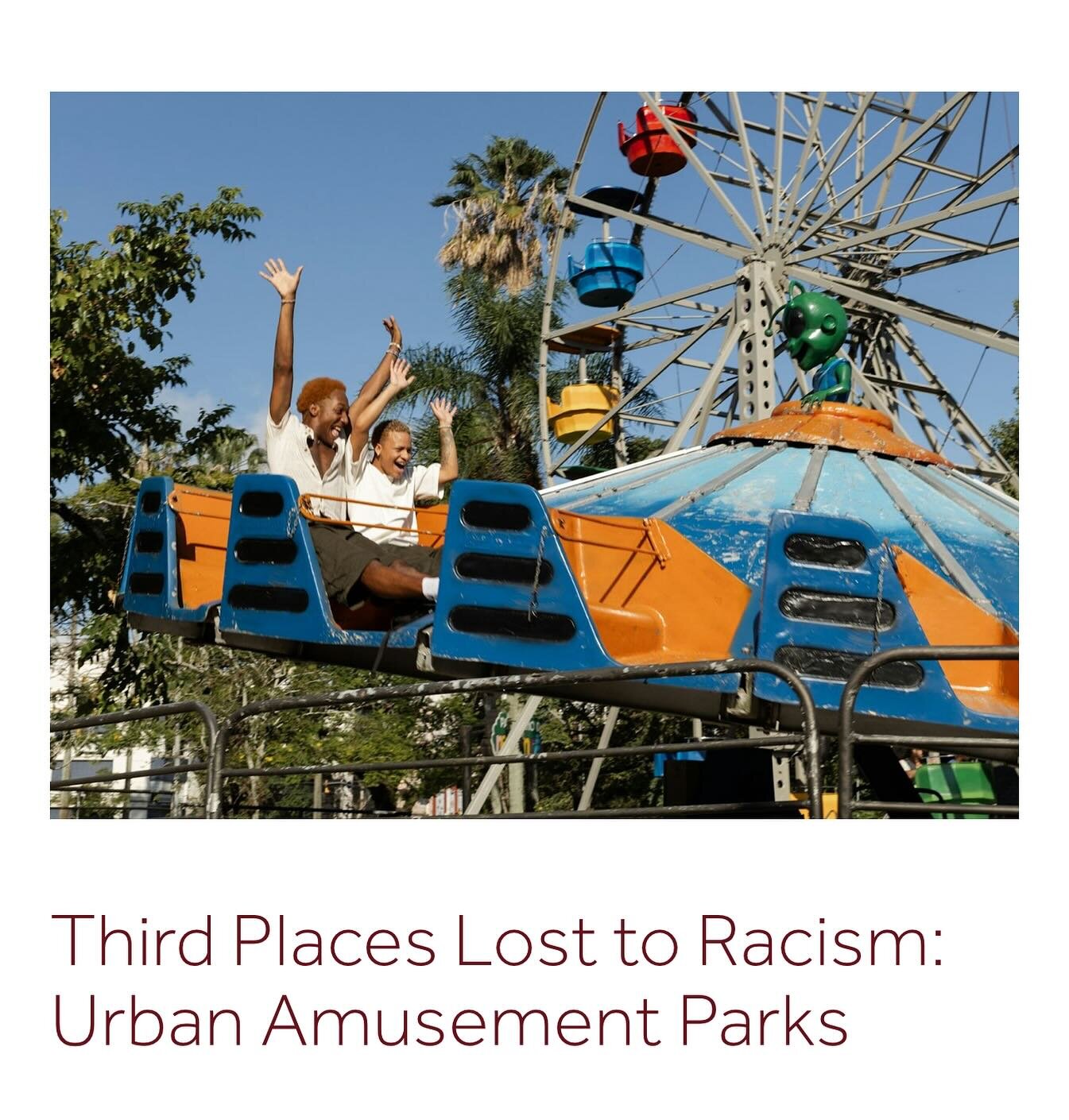 &ldquo;Once upon a time, public third places in the U.S. belonged to hardworking middle class white Americans&mdash;or at least that&rsquo;s how they saw it.&ldquo;

#MelaninBaseCamp #DiversifyOutdoors