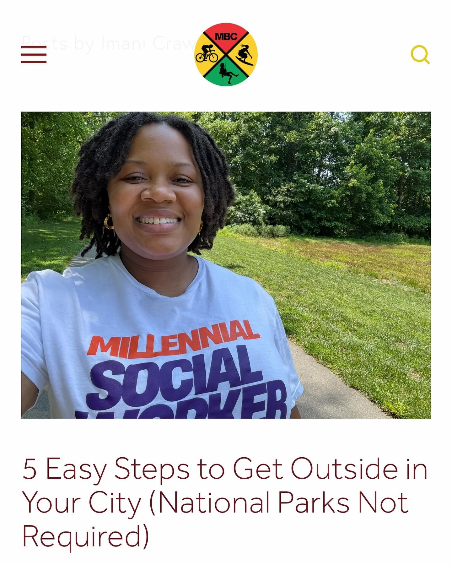 Can I be honest? As a Black woman who doesn&rsquo;t have children, there are many random parts of town that don&rsquo;t seem like they&rsquo;re meant for me, and that often stifles my curiosity to know more. 

Nature can feel intimidating, but it get
