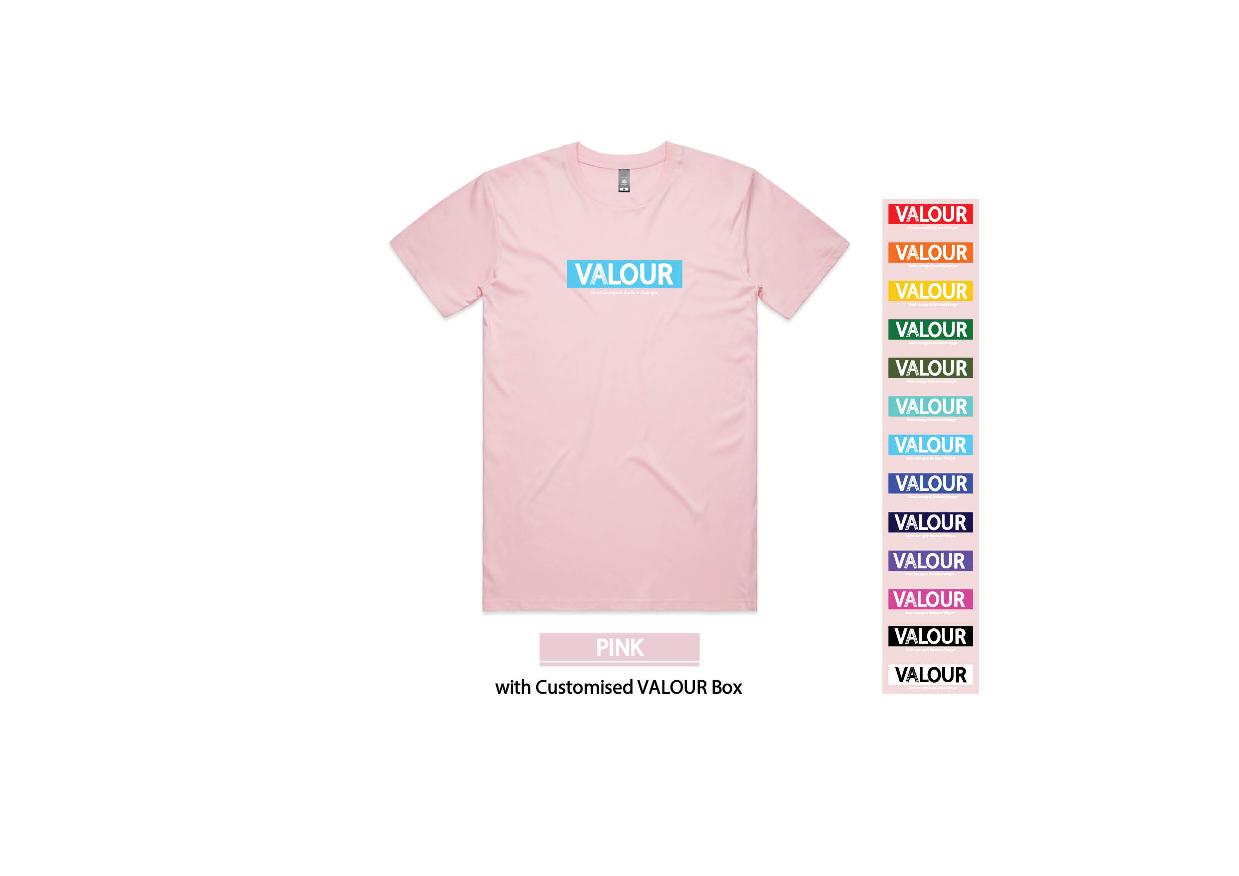 Valour T-Shirts (3XL-5XL) - PRE SALE