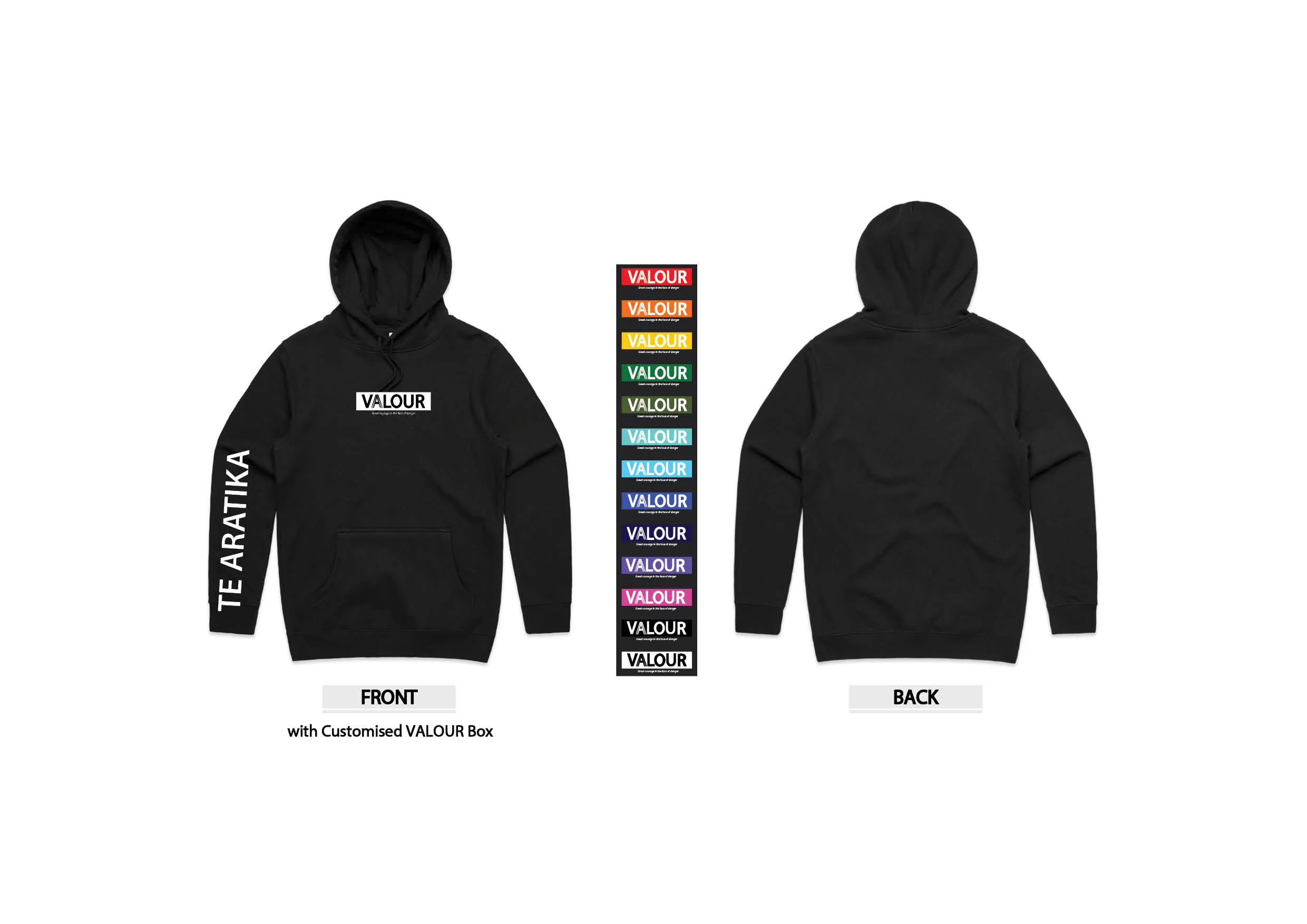 Valour Hood - Te Aratika (S - 3XL) - PRE SALE