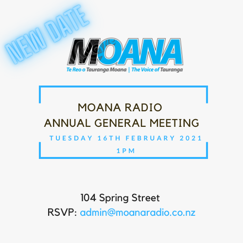 AGM Rescheduled! TUESDAY 16TH FEBRUARY 2021 at 1PM