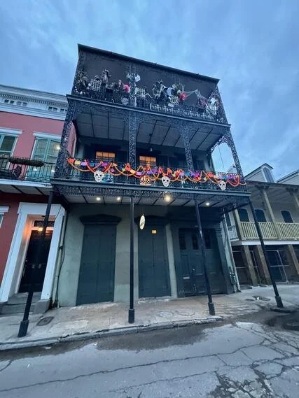   French Quarter street decor  