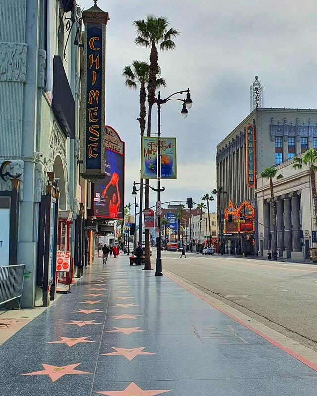Rare photo without people #la #walkoffame #hollywood
