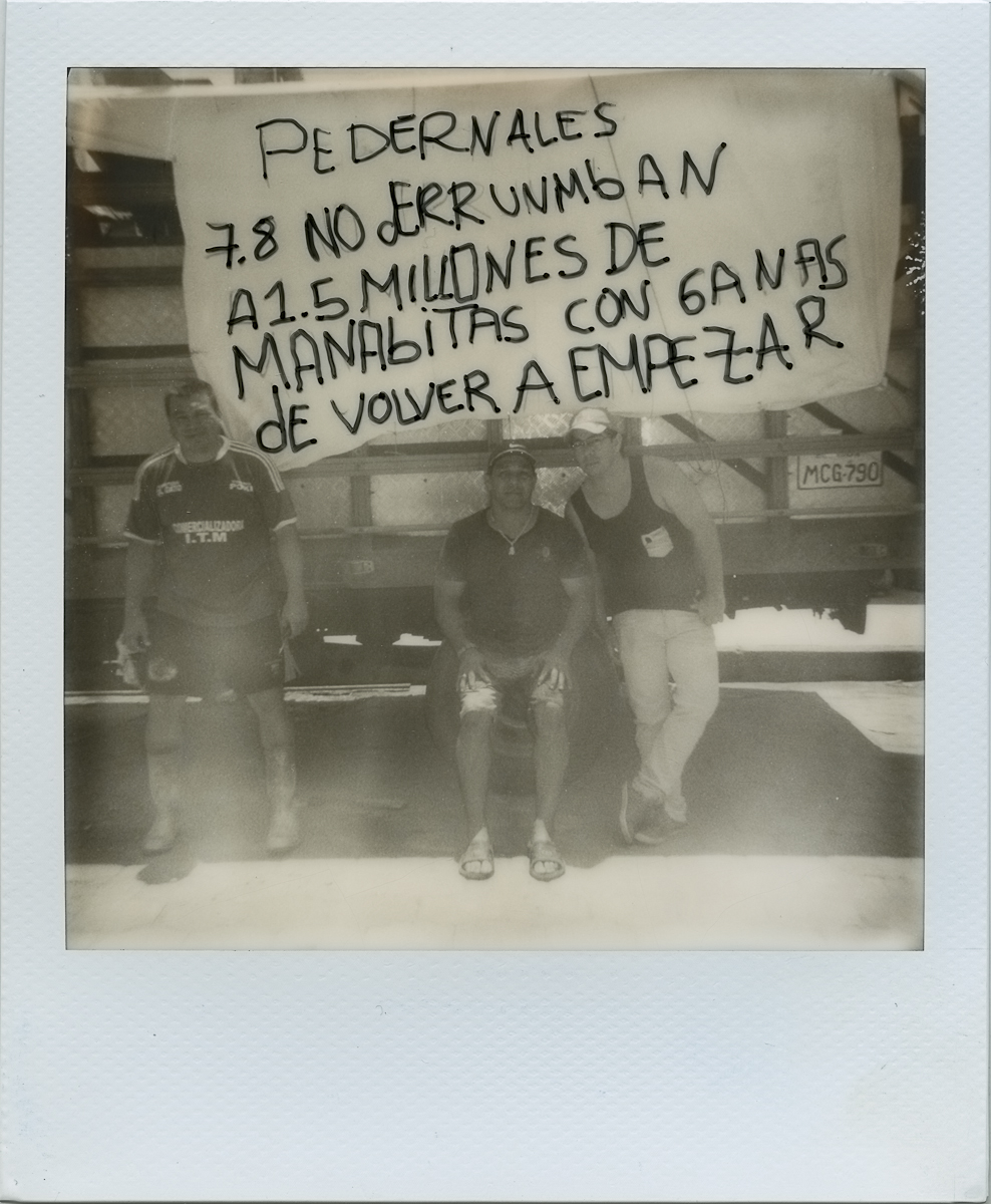 Pedernales, 7.8 do not overthrow 1.5 million of people from Manabí that are willing to start again.