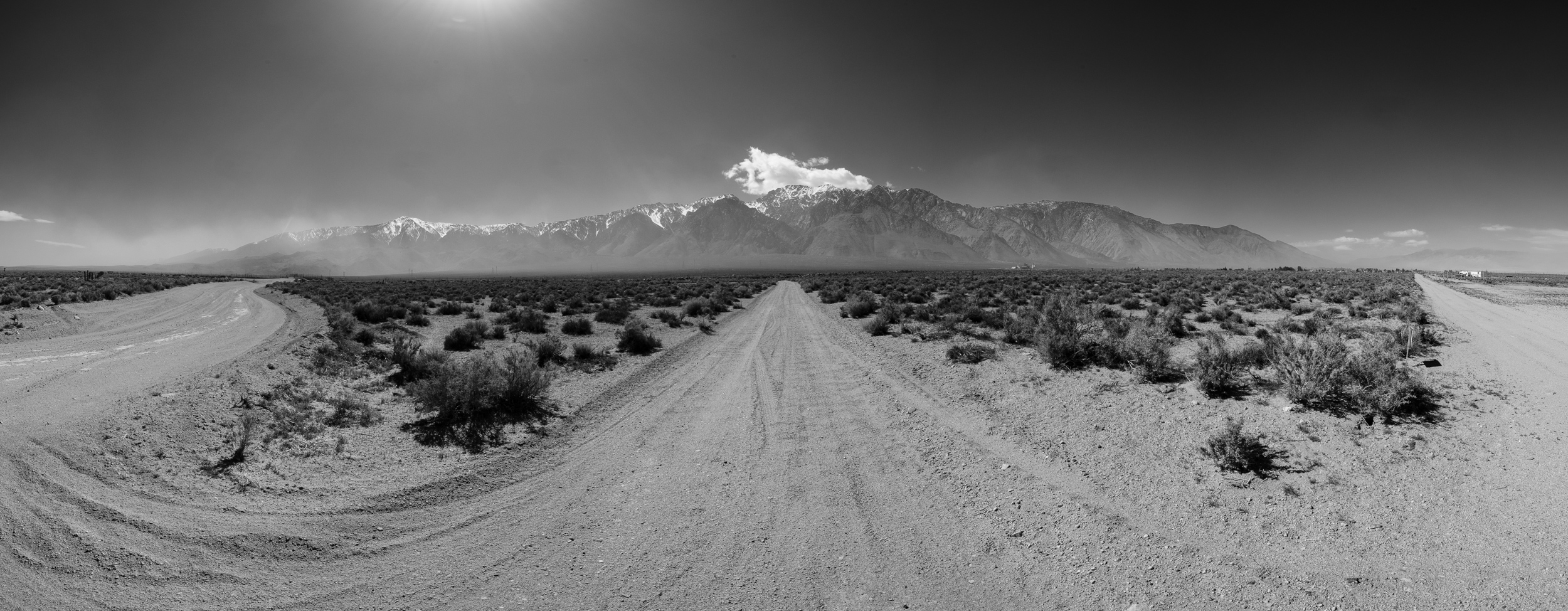  Random dirt roads leading to the Eastern Sierra, somewhere south of Lone Pine, California. 