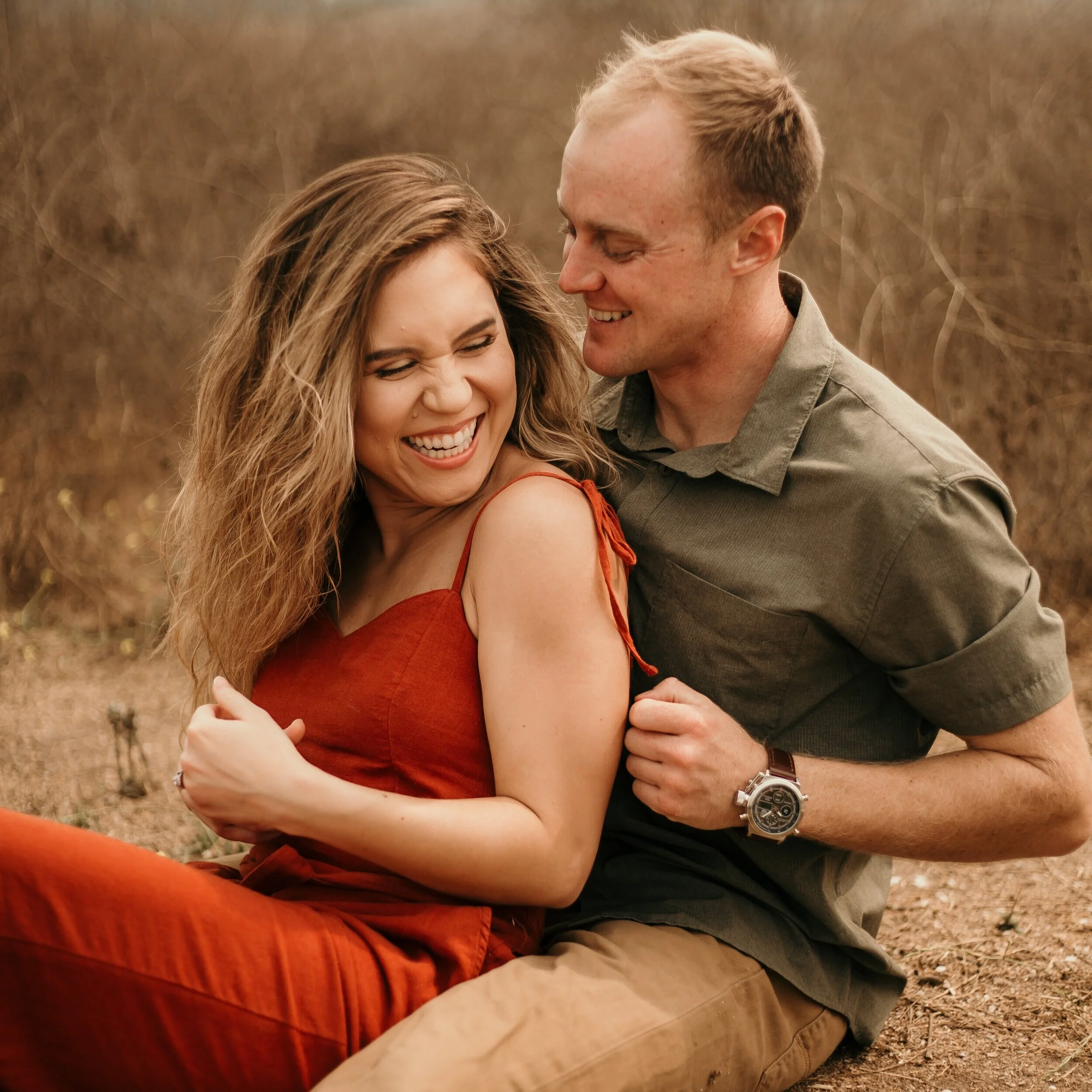 Melissa + Ryan // Engagement Session at Fairview Park // Costa Mesa, California