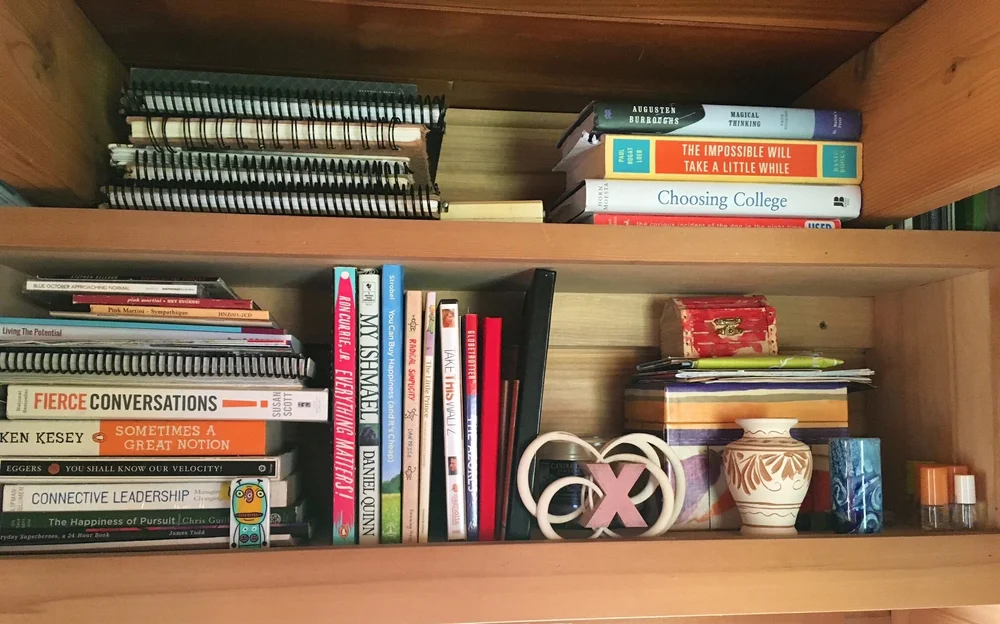 Bookshelf contents