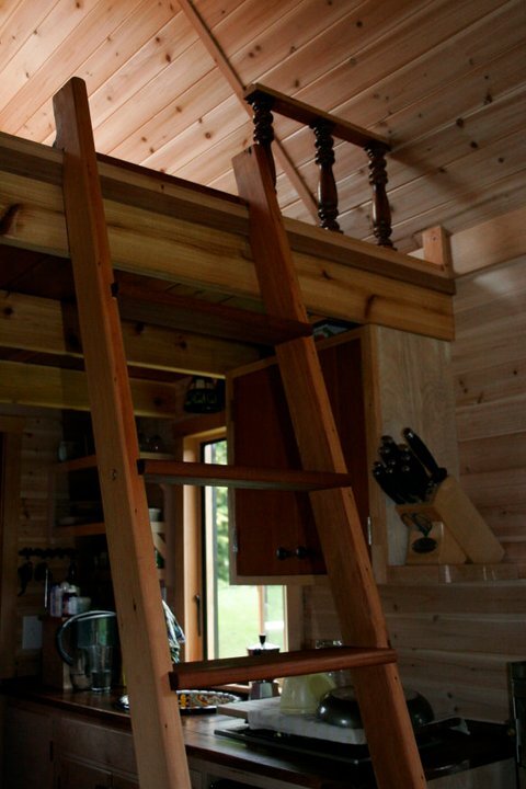 Ladder to the loft