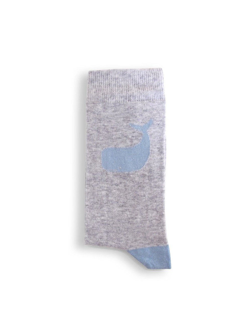  Socks Whales - Grey Blue  