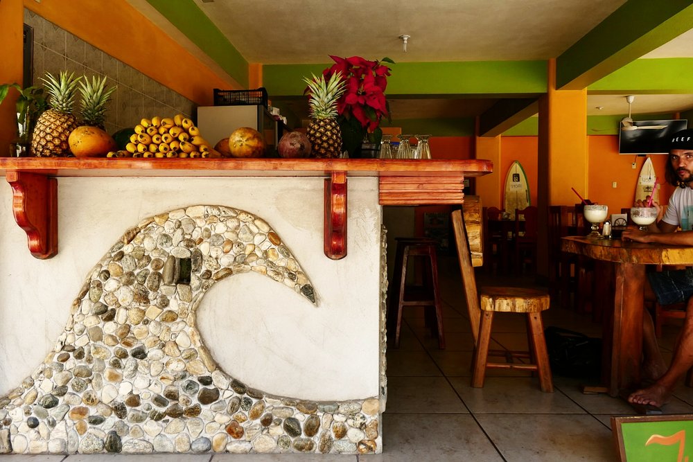 Restaurant Flor de Zicatela, Puerto Escondido, Mexique