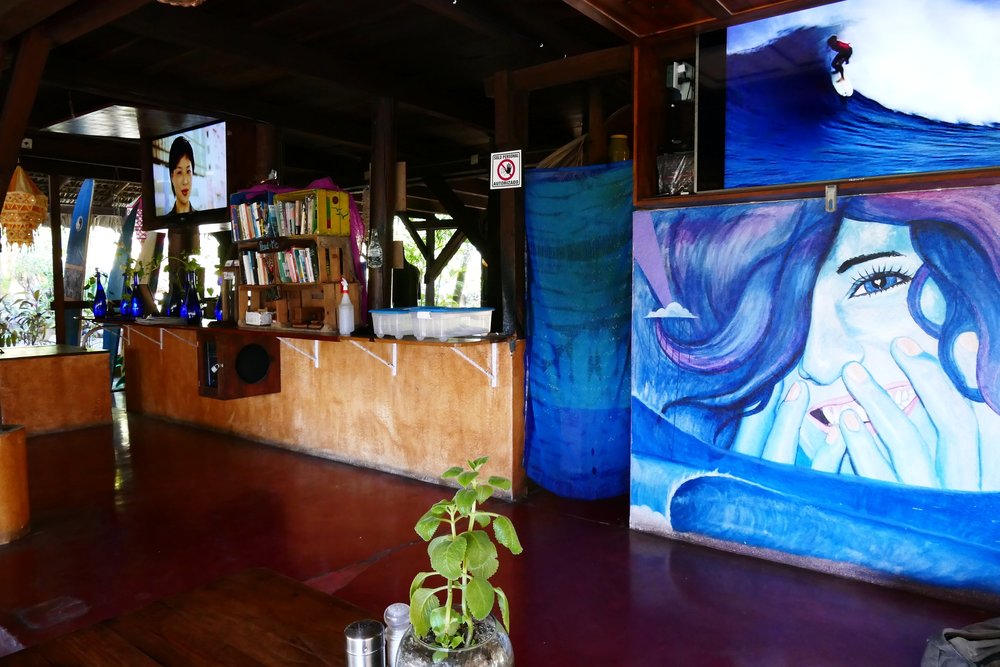 Restaurant Spirulina, Puerto Escondido, Mexique