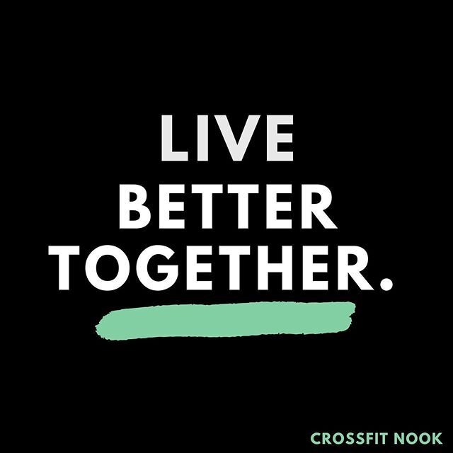 BE THE CHANGE! 
One man's thoughts does not represent CrossFit. We are shocked and saddened by the racist and insensitive comments of CrossFit founder Greg Glassman. 
Crossfit Nook IS and ALWAYS will be a welcoming and friendly community. No matter a