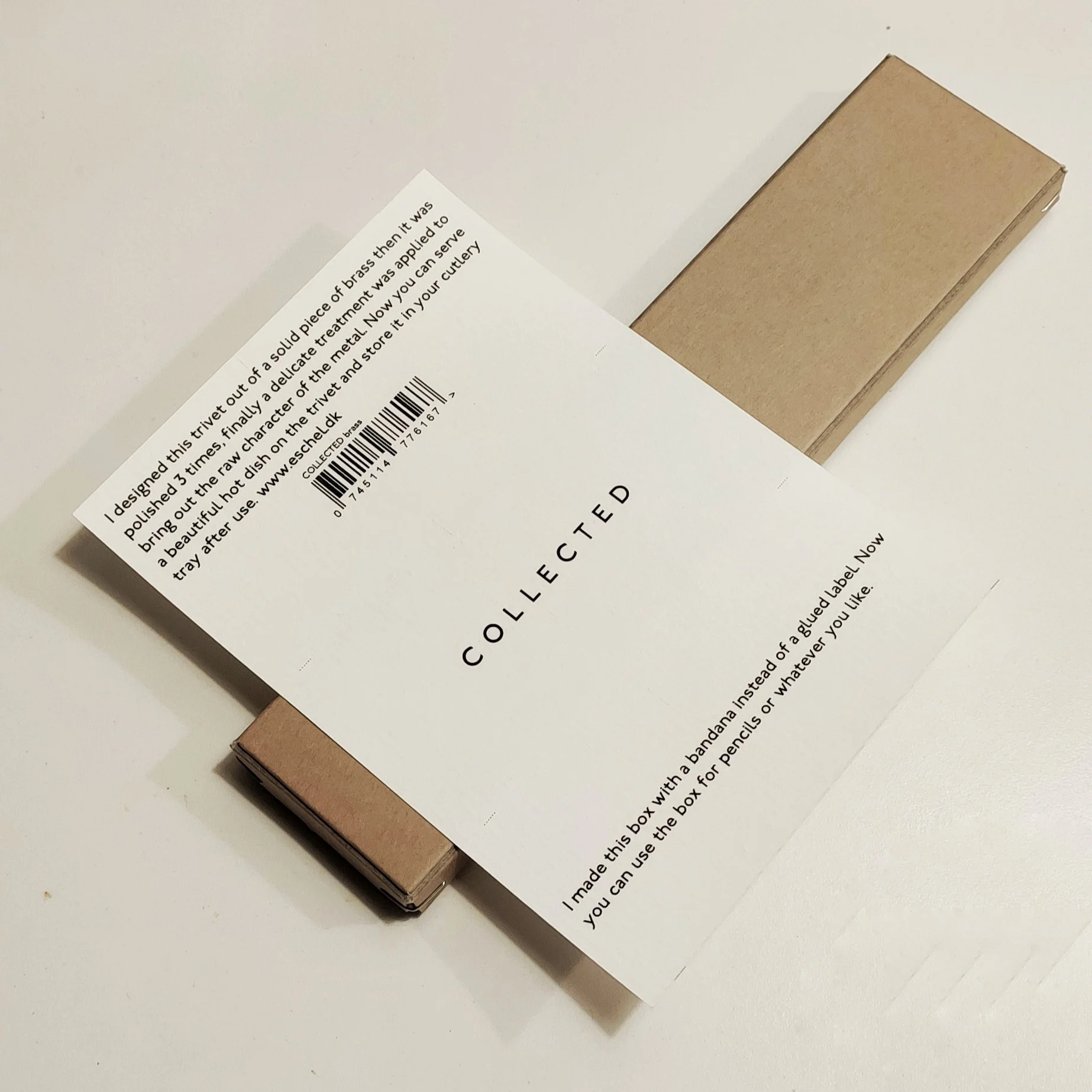 New packaging design for COLLECTED