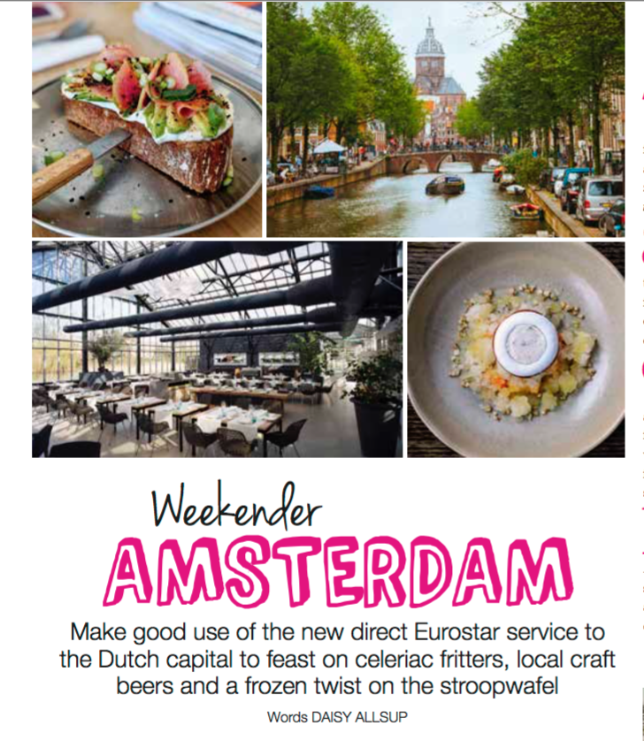 Weekender Amsterdam, Olive magazine , eco issue June 2018