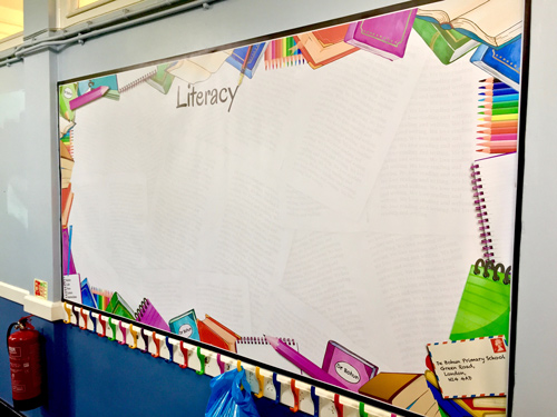 Literacy Corridor Display