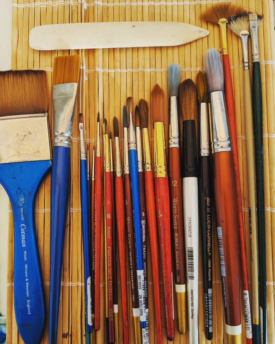old friends, here to play.

#robertsimmonsbrushes #cotmanbrushes