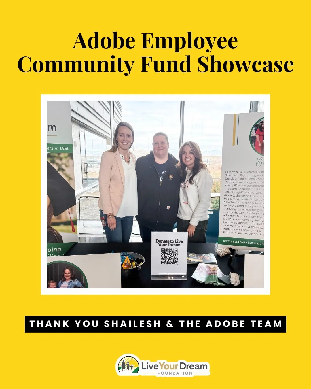 Tuesday was incredible! We are honored to be one of Adobe&rsquo;s Employee Community Fund 2025 Grant recipients. With a record number of proposals this year, this recognition means so much!

Thank you to Shailesh and the Adobe team for hosting the EC