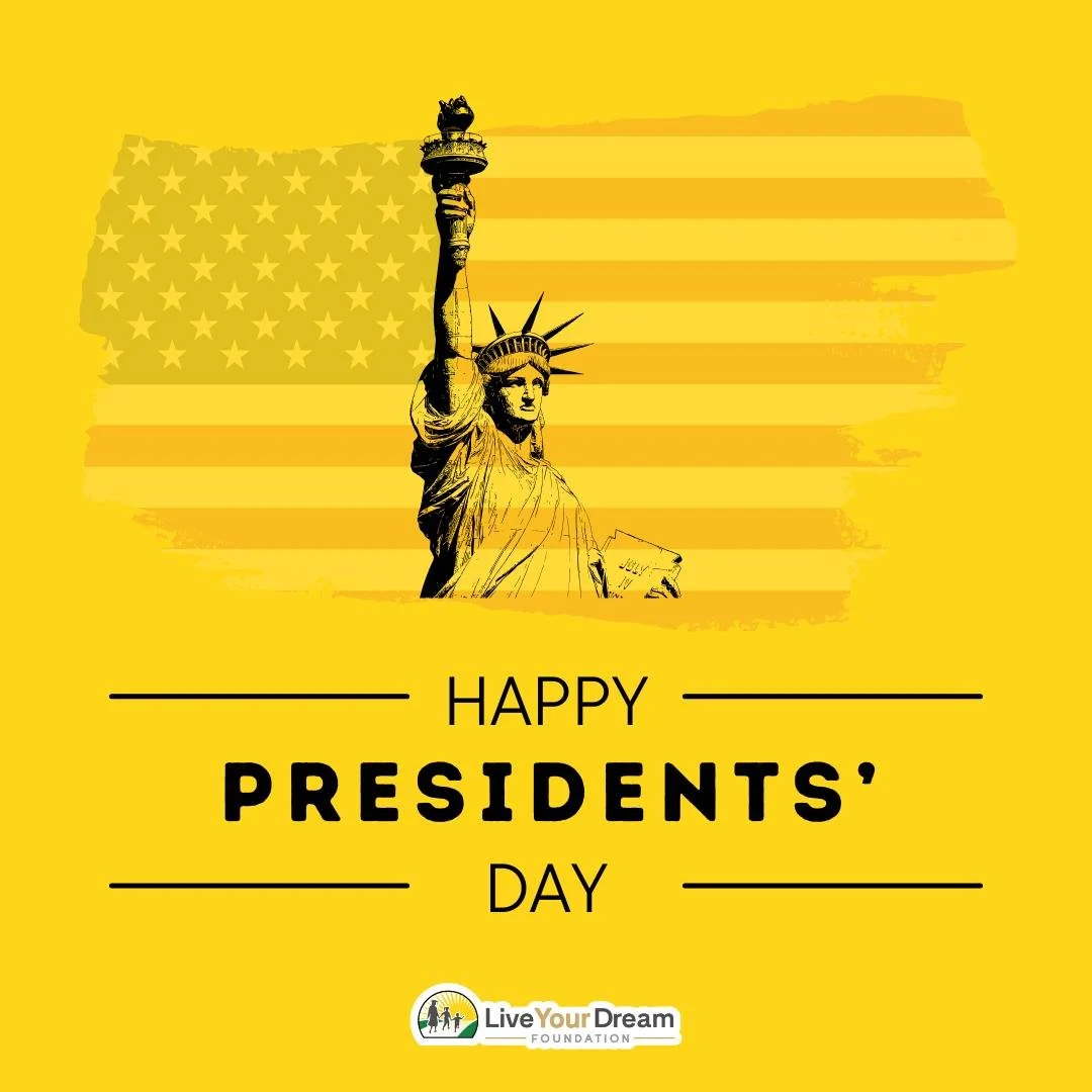 Happy Presidents&rsquo; Day! Today we honor leadership, service, and the power of opportunity to shape brighter futures. 🇺🇸 #LiveYourDreamFoundation