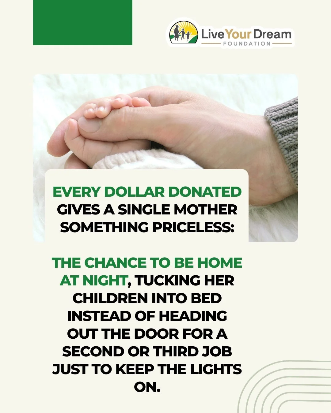 Some of the most important moments in a child&rsquo;s life happen at bedtime&mdash;stories, hugs, prayers, and the comfort of a mother tucking them in.
For many single moms, those moments are often sacrificed to late-night shifts and second or third 