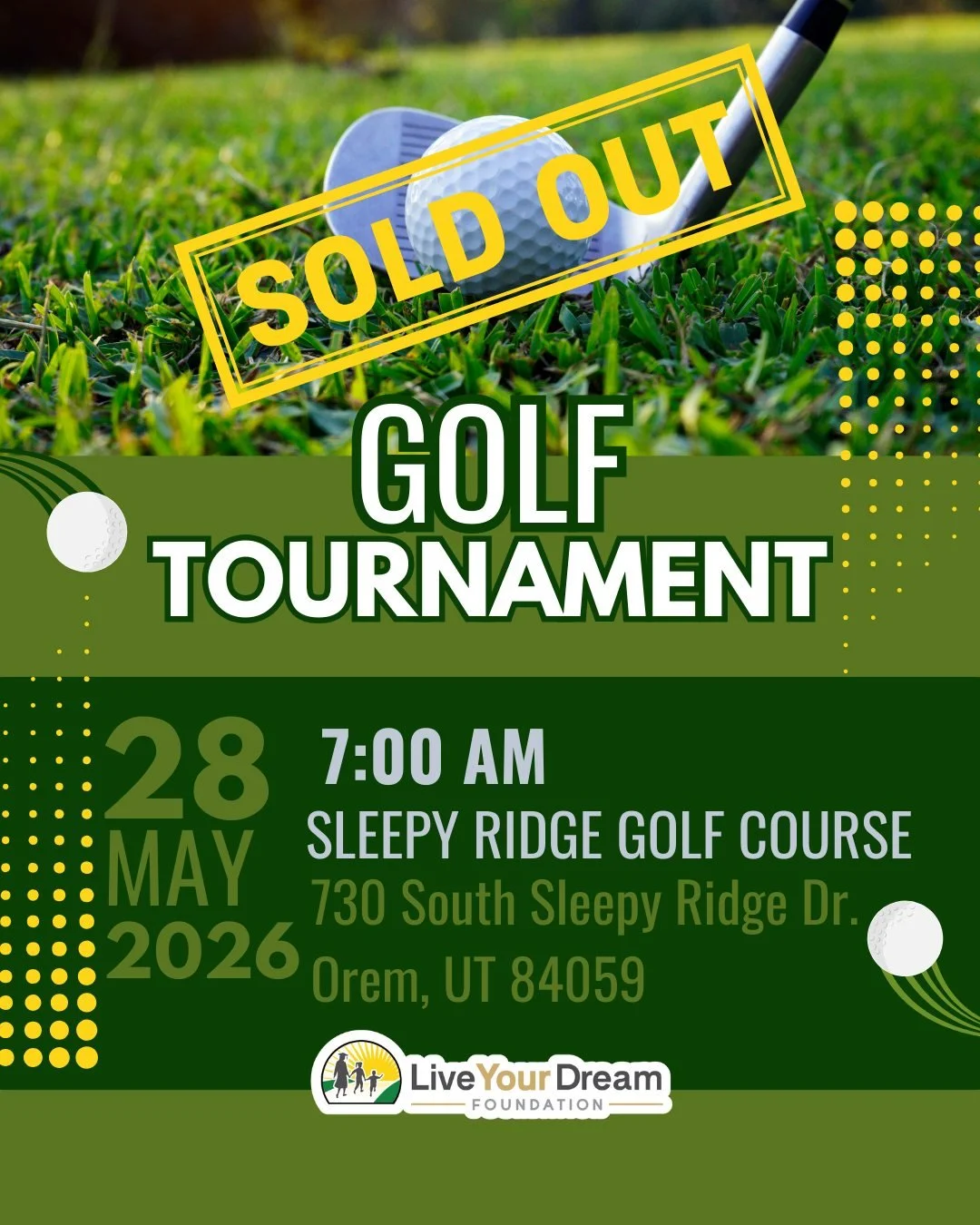 SOLD OUT! ⛳️✨

Our 2026 Golf Tournament is officially full &mdash; and it&rsquo;s because of this incredible community that believes in investing in single moms and their futures. 💛

Thank you to every sponsor, player, and supporter who made this po