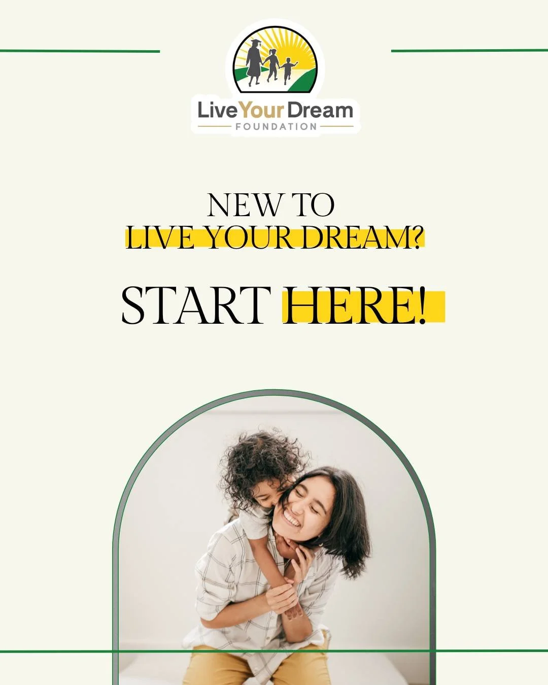 It's time for an introduction to Live Your Dream! 

Any questions about us? Comment below!

#LiveYourDreamFoundation
