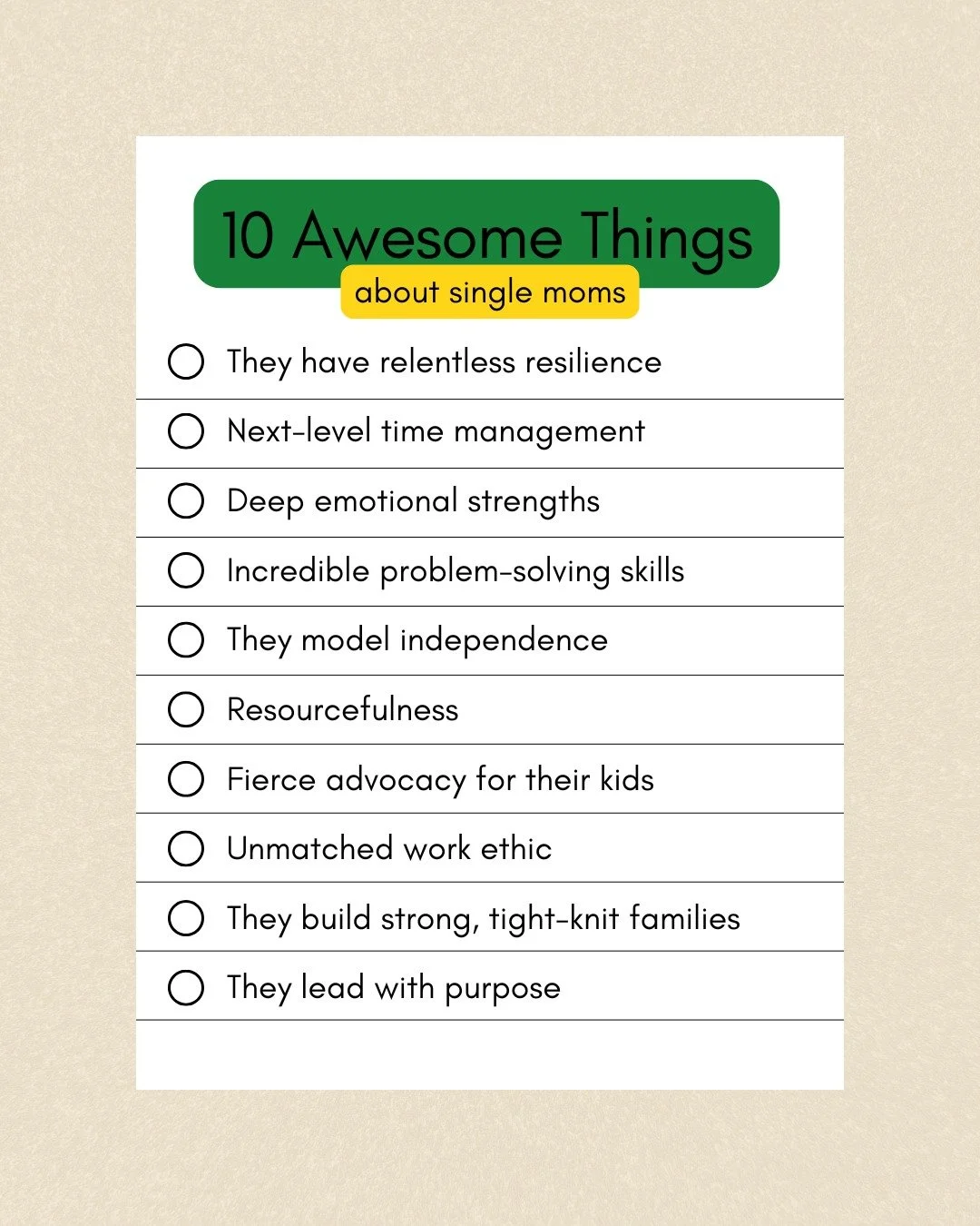 These are some of the many reasons why single moms are worth advocating for.
Single moms are doing the impossible every single day&mdash;showing up with resilience, grit, and unwavering love for their children.
They are providers. Problem-solvers. Pr