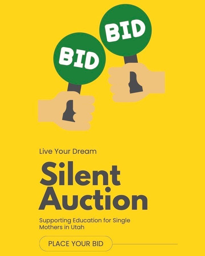 🏌️&zwj;♂️ The Silent Auction is officially LIVE! 💛 
Every bid helps support single mothers in Utah as they pursue education, stability, and a brighter future for their families. 
https://www.zeffy.com/en-US/ticketing/2026-live-your-dream-silent-auc