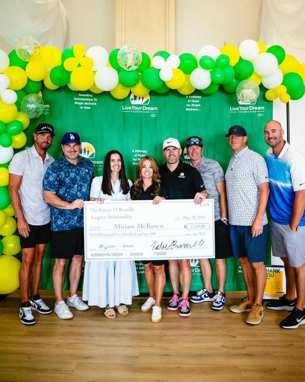What an incredible day at the 2026 Live Your Dream Golf Tournament last week!
Thank you to everyone who made it such a huge success-the golfers, sponsors, scholarship donors, and especially our amazing volunteers. We had so much fun and were thrilled
