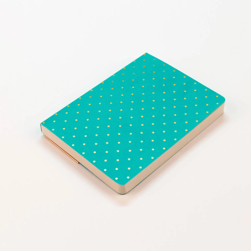 Go Stationery - Shimmer Classic A6 notebook - Jade