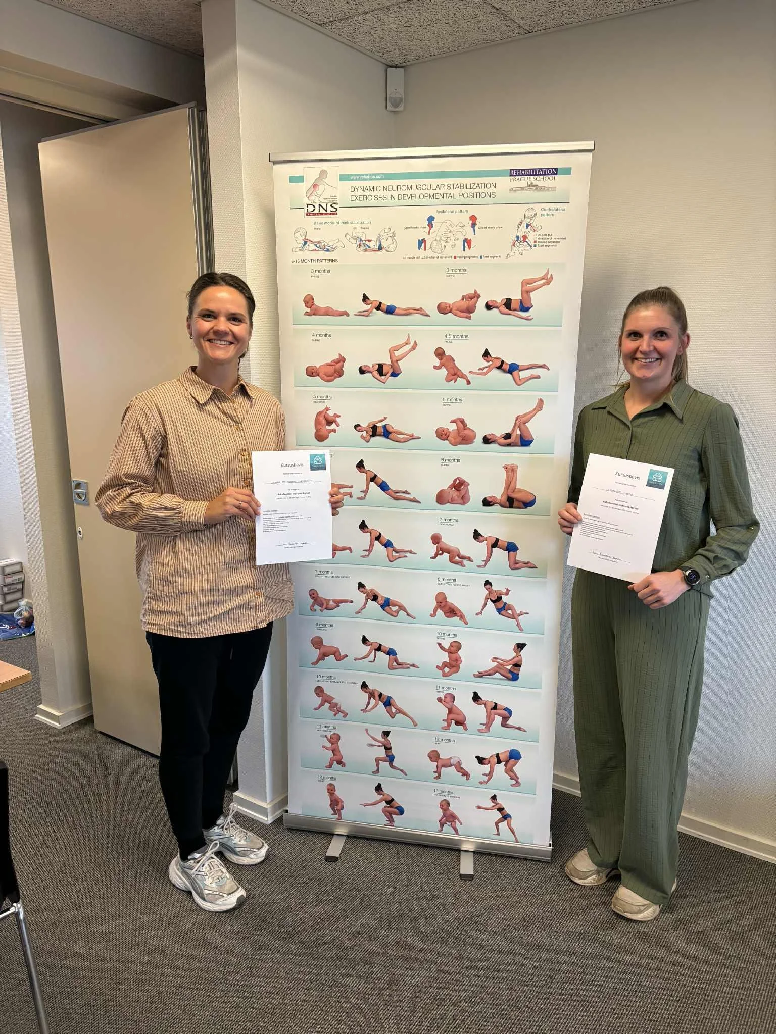 Nye babytummel instruktører i Tommerup 