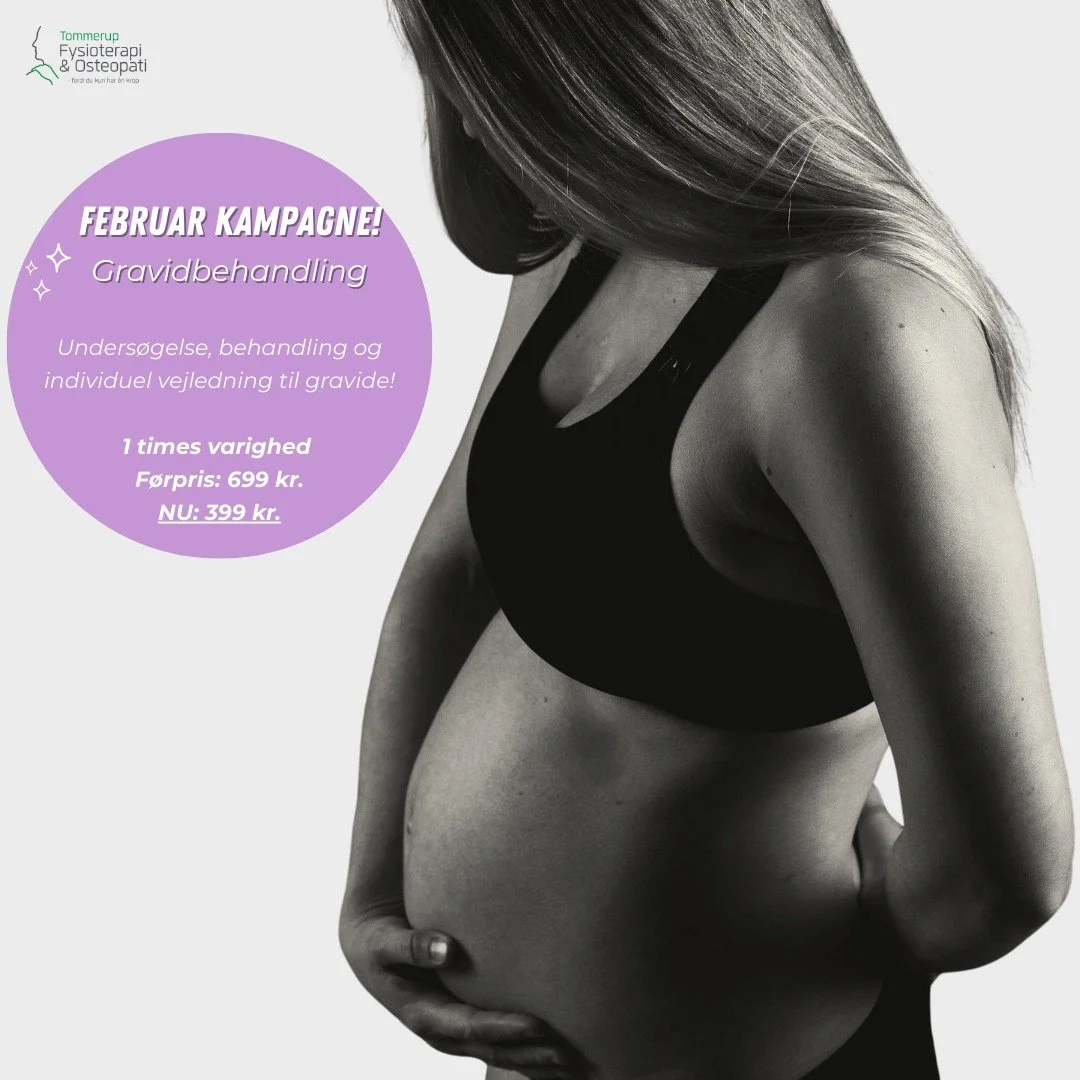 FEBRUAR KAMPAGNE - GRAVIDBEHANDLING 🤰🏼🤍

Oplever du graviditetsrelaterede smerter i ryg, b&aelig;kken, hofter eller andre steder i kroppen? Er du ikke alene &ndash; og der ER hj&aelig;lp at hente.

Som fysioterapeuter tilbyder vi unders&oslash;gel