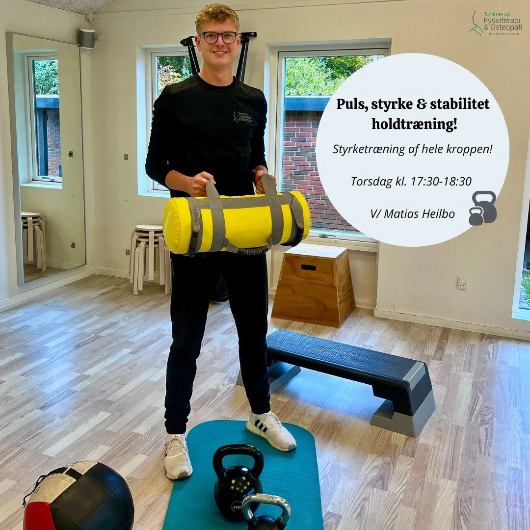 🔥 Puls, styrke &amp; stabilitet med Matias! 🔥

Vil du udfordre din krop og tage din tr&aelig;ning til n&aelig;ste niveau?
S&aring; er dette hold noget for dig!

Her f&aring;r du:
🏋️&zwj;♂️ Alsidig styrketr&aelig;ning af hele kroppen
💥 &Oslash;vel