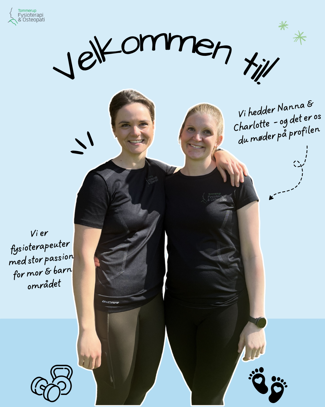 Mor &amp; barn hos Tommerup Fysioterapi &amp; Osteopati