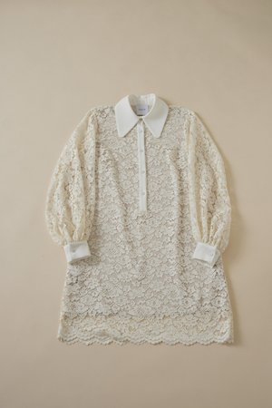 chinese dress ladies Ivory Lace Courtney Dress