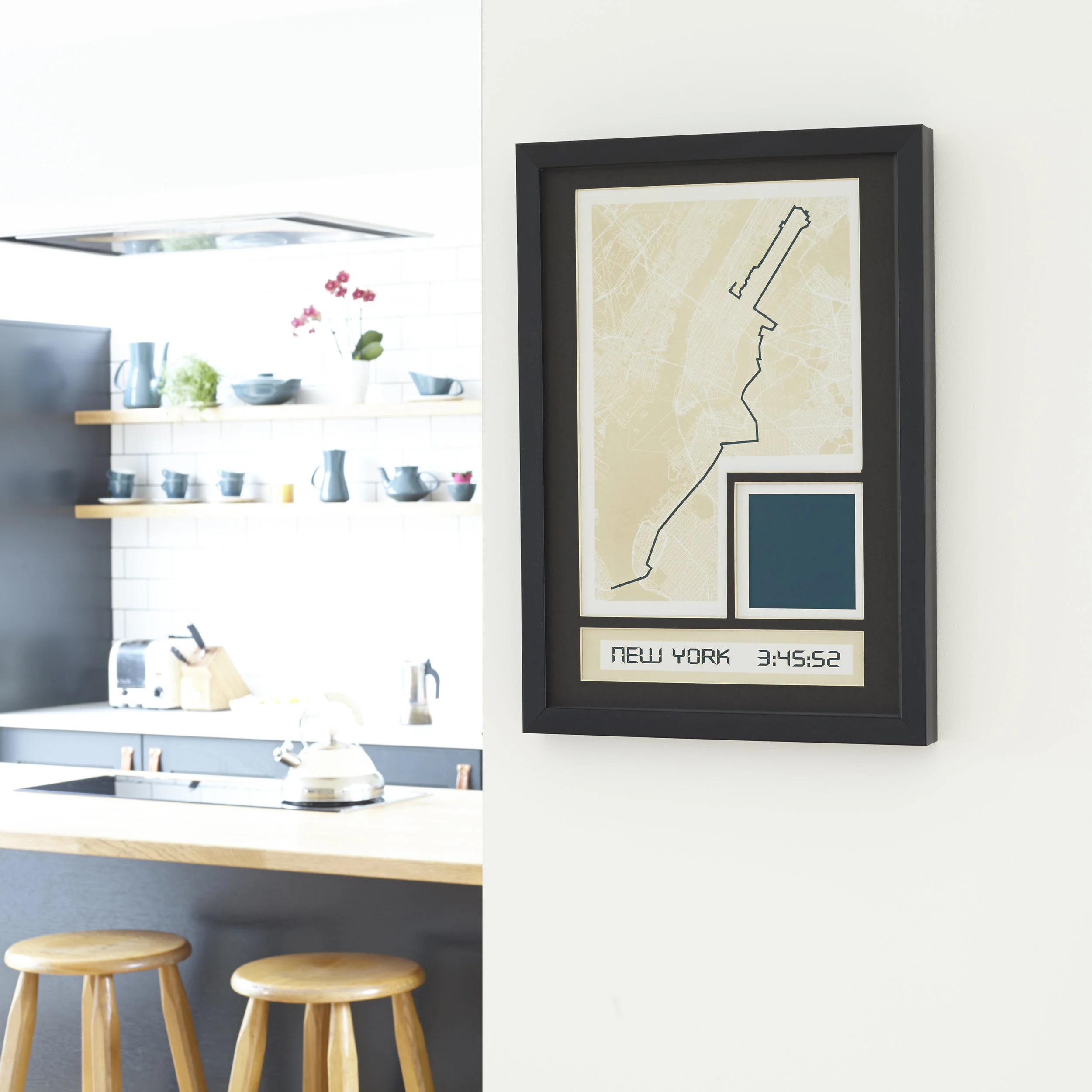 New York - Marathon Medal Display