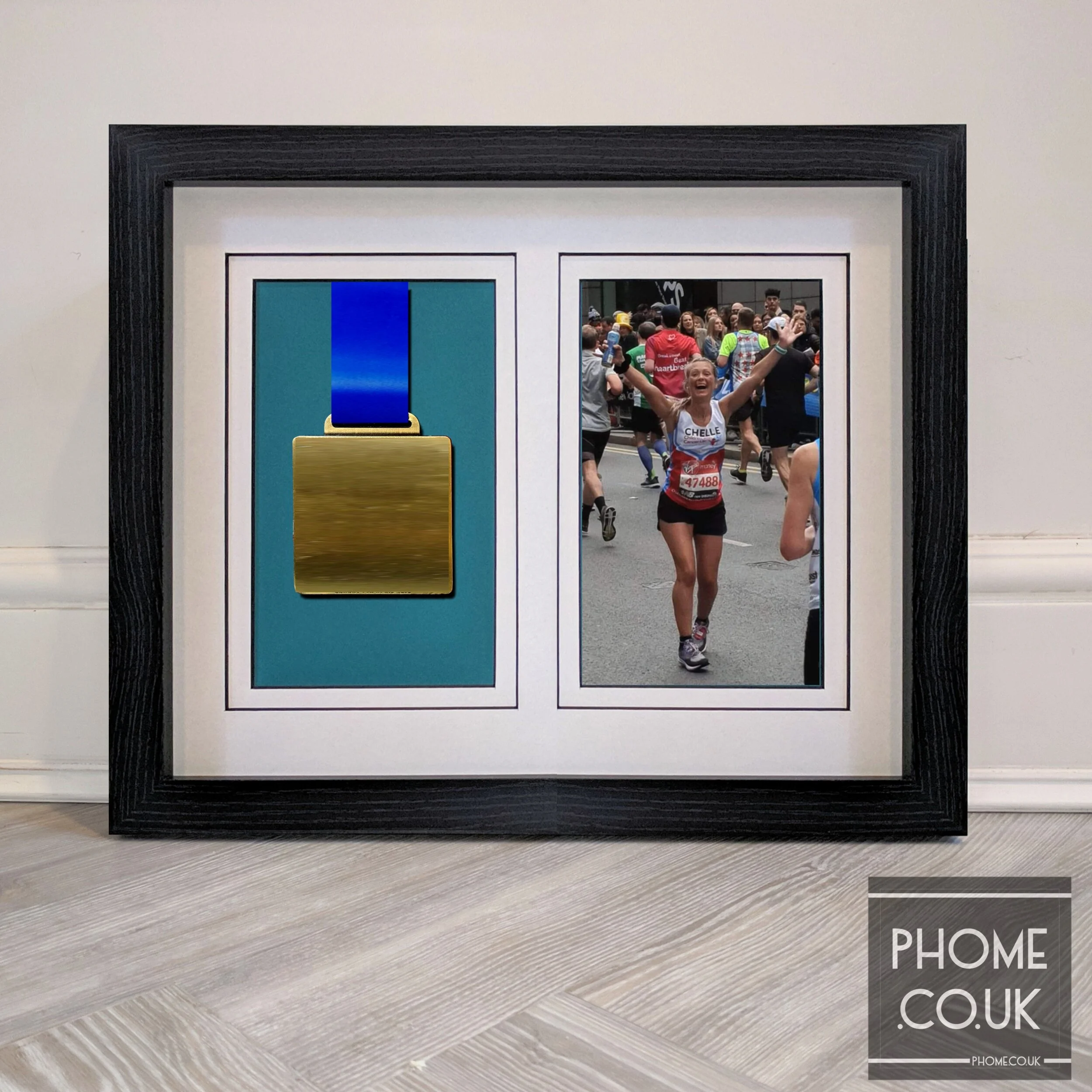 Any Marathon Photo and Medal Display Frame — PHOME Personalised Gifts