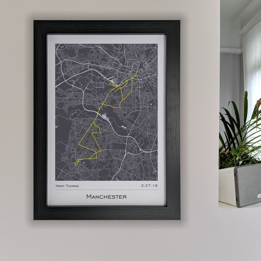 Whether you've run your first, set a PB or just achieved something great. Our Manchester route prints have been updated for 2022. But don't worry we can still make them for any previous year.#manchestermarathon #manchestermarathon #manchestermarathon