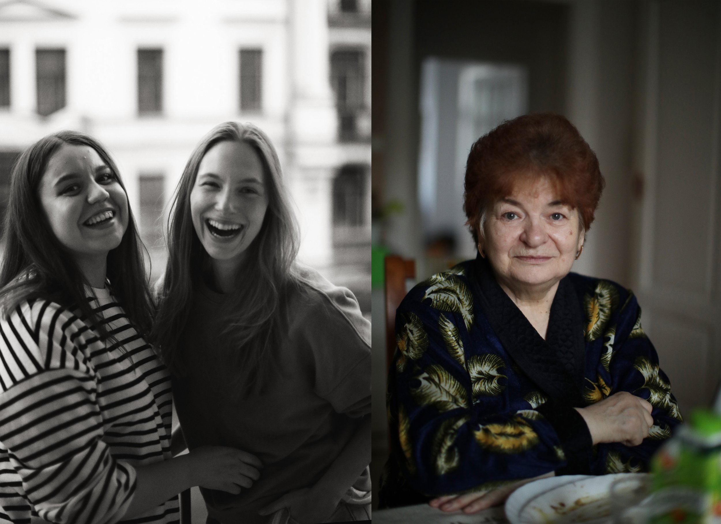  Zuzanna and the Ukrainian women she helped house and shelter in Warsaw 