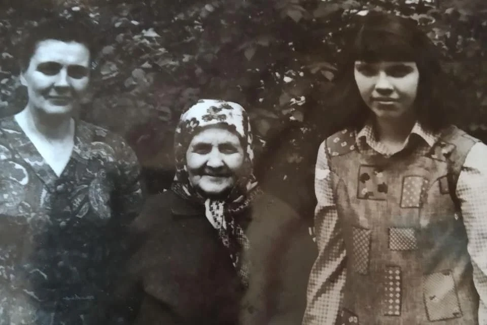 Mother, grandmother and I