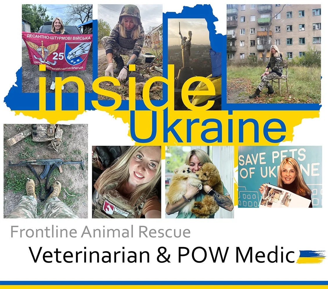 Daryna Slyvka - Veterinarian, POW Medic, Frontline Animal Rescuer, Dnipro