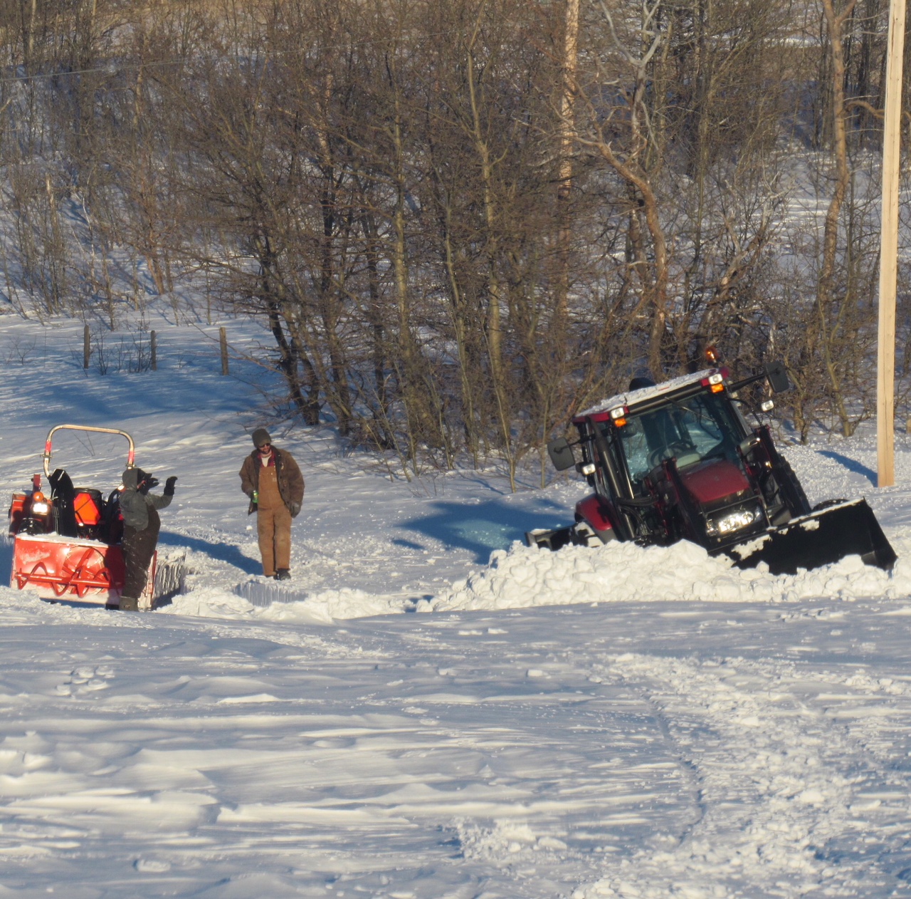 Stuck Tractor