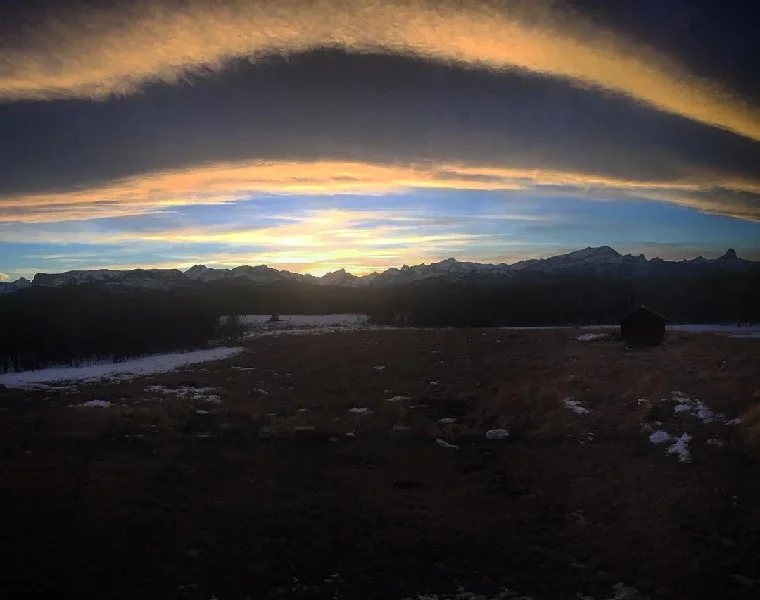 Sunsets can create the marvelous appearance of a "Double Arch"