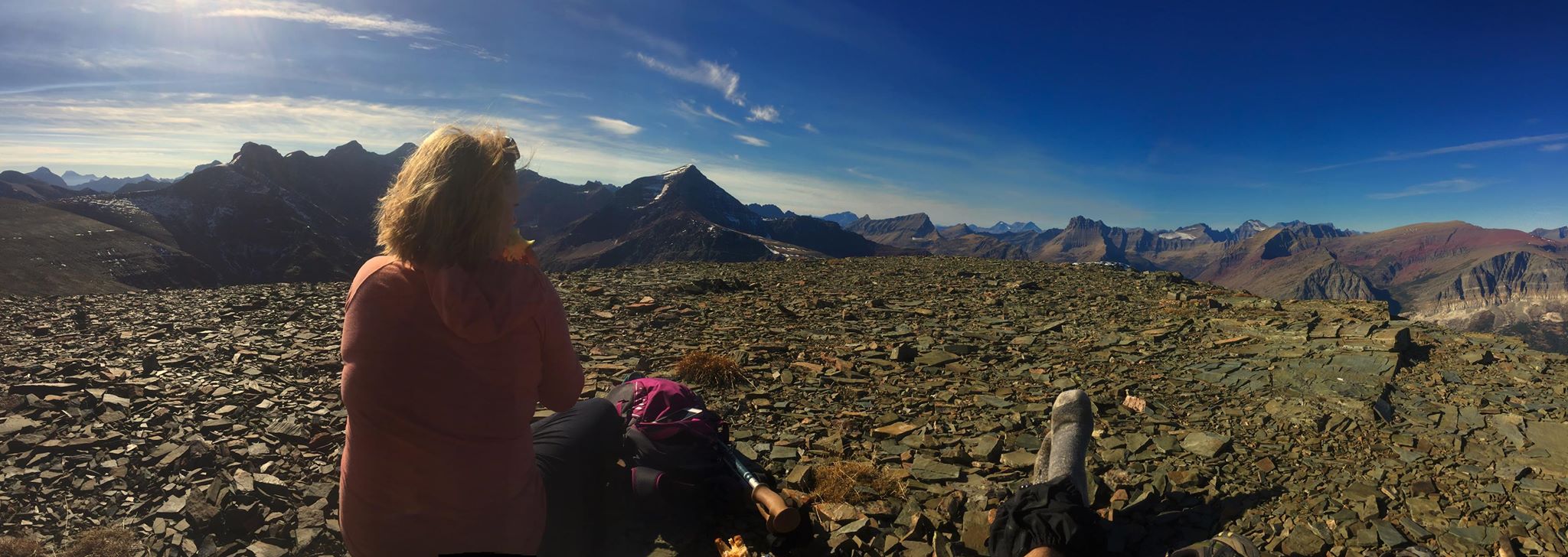Looking west from the summit