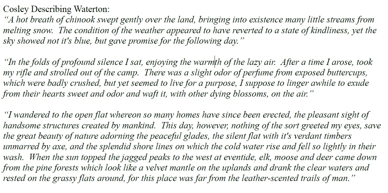 Cosley’s prose evokes a near-perfect spring day on the Rocky Mountain Front.
