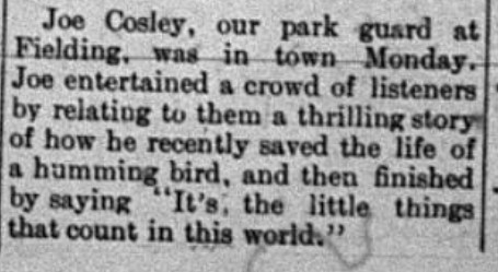 A quick update on Cosley’s visit to Columbia Falls in The Columbian.