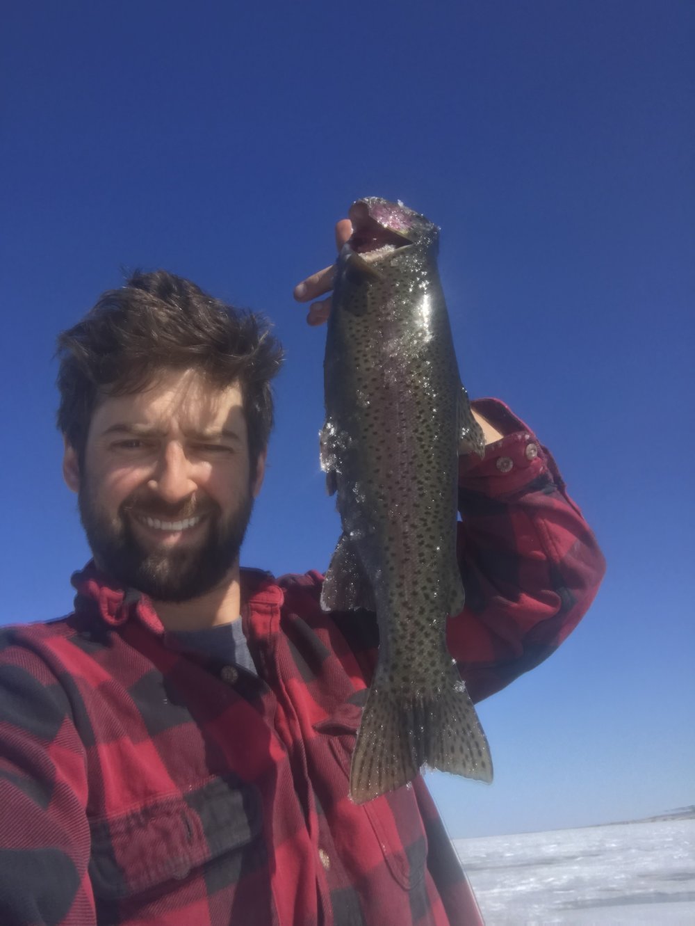 I got in a total of two afternoon ice fishing trips this winter, but found some fish each time!