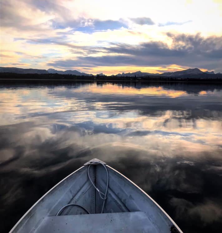 Fishing on Duck Lake - Blackfeet Reservation