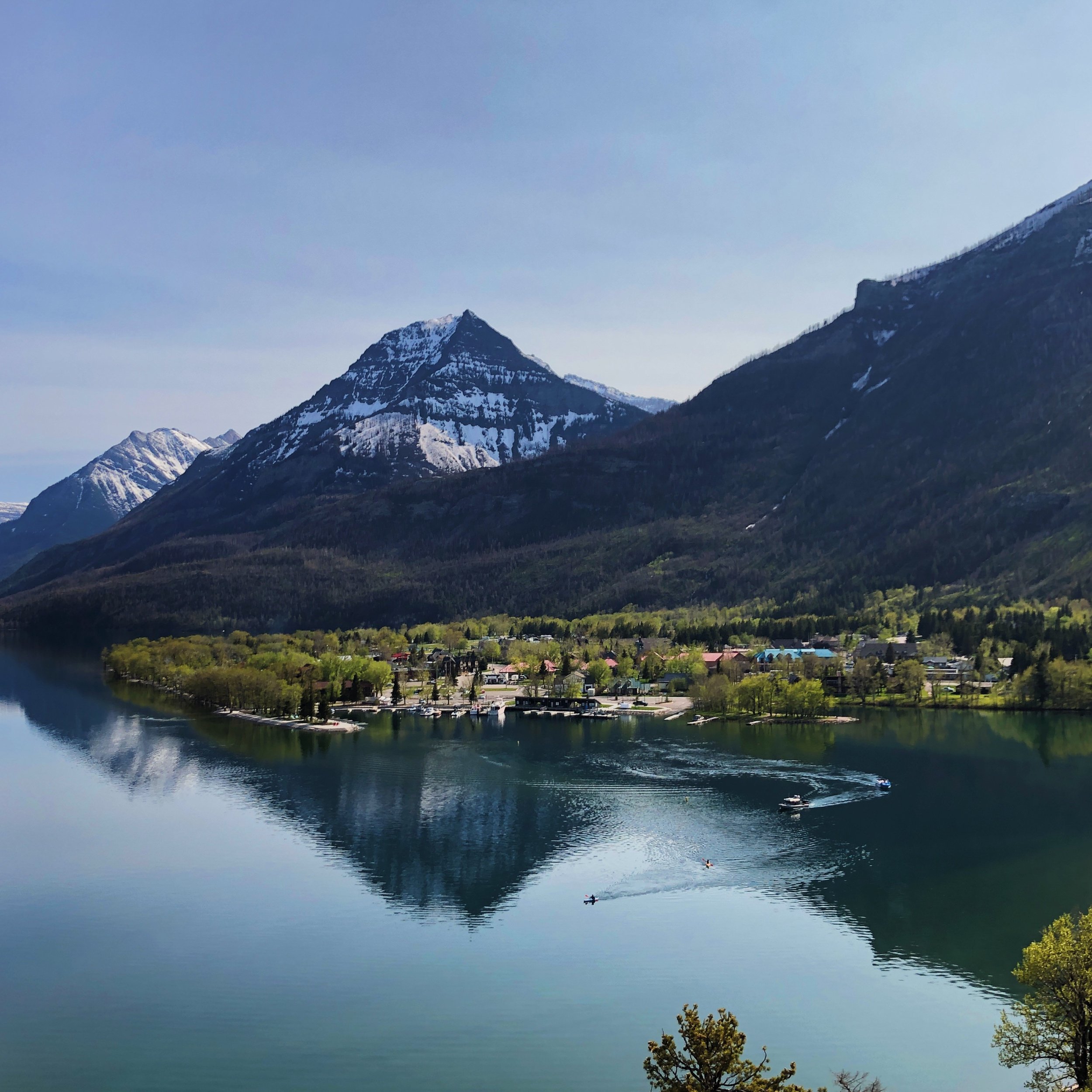 View from the Prince of Wales Hotel in Waterton - Alberta, Canada