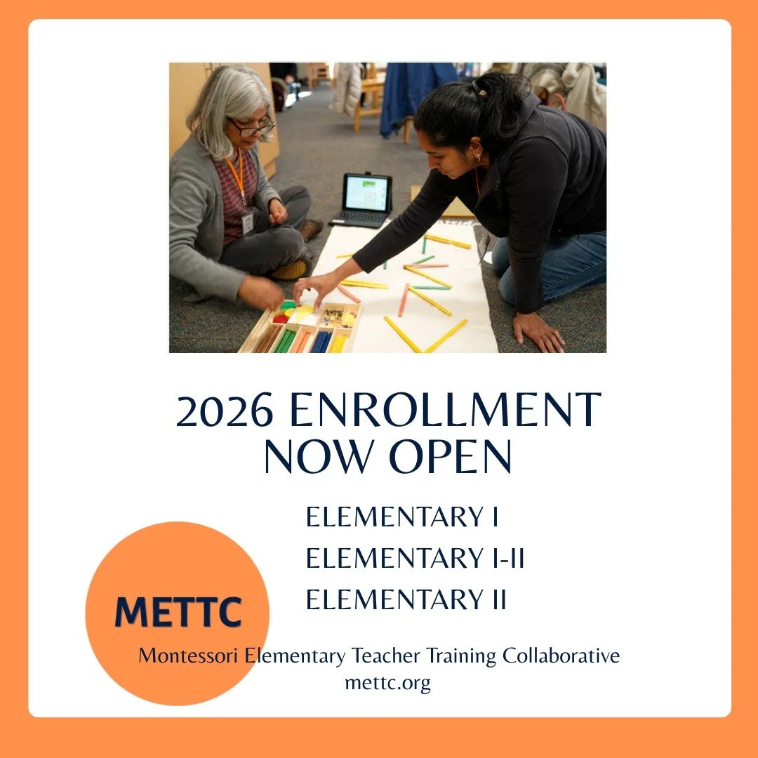 Join us in Lexington, MA, for Summer 2026 to complete your AMS elementary teacher training.

METTC offers in-person instruction to educators seeking Lower and Upper Elementary credentials.

Apply now at mettc.org!